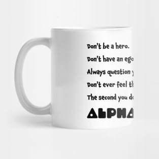 Trader Mindset Quote: Stay Humble, Stay Alive Mug